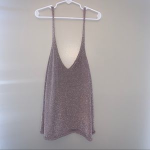 Shimmer tank top